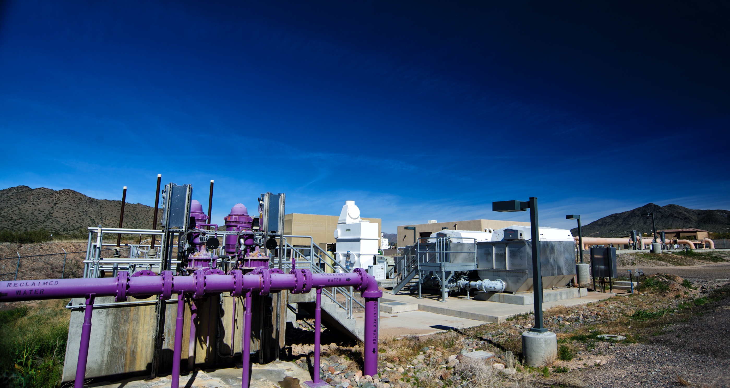 Sewer system outdoor set up with pipes