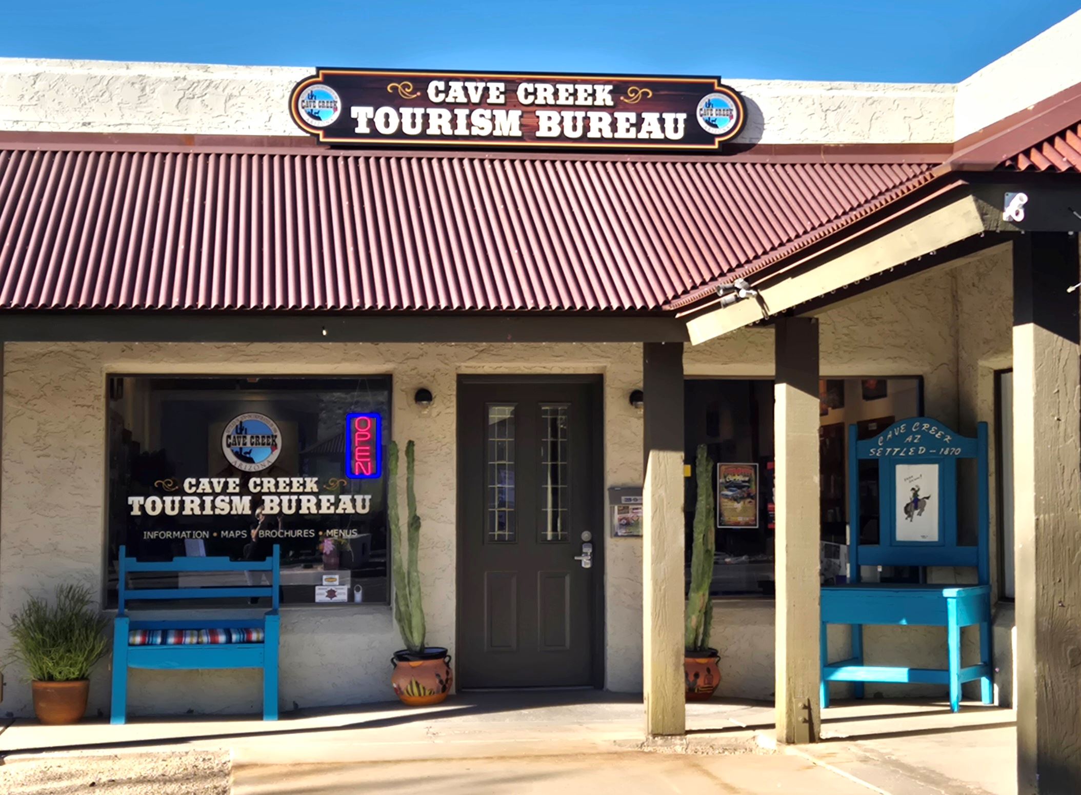 front exterior of the Tourism Bureau